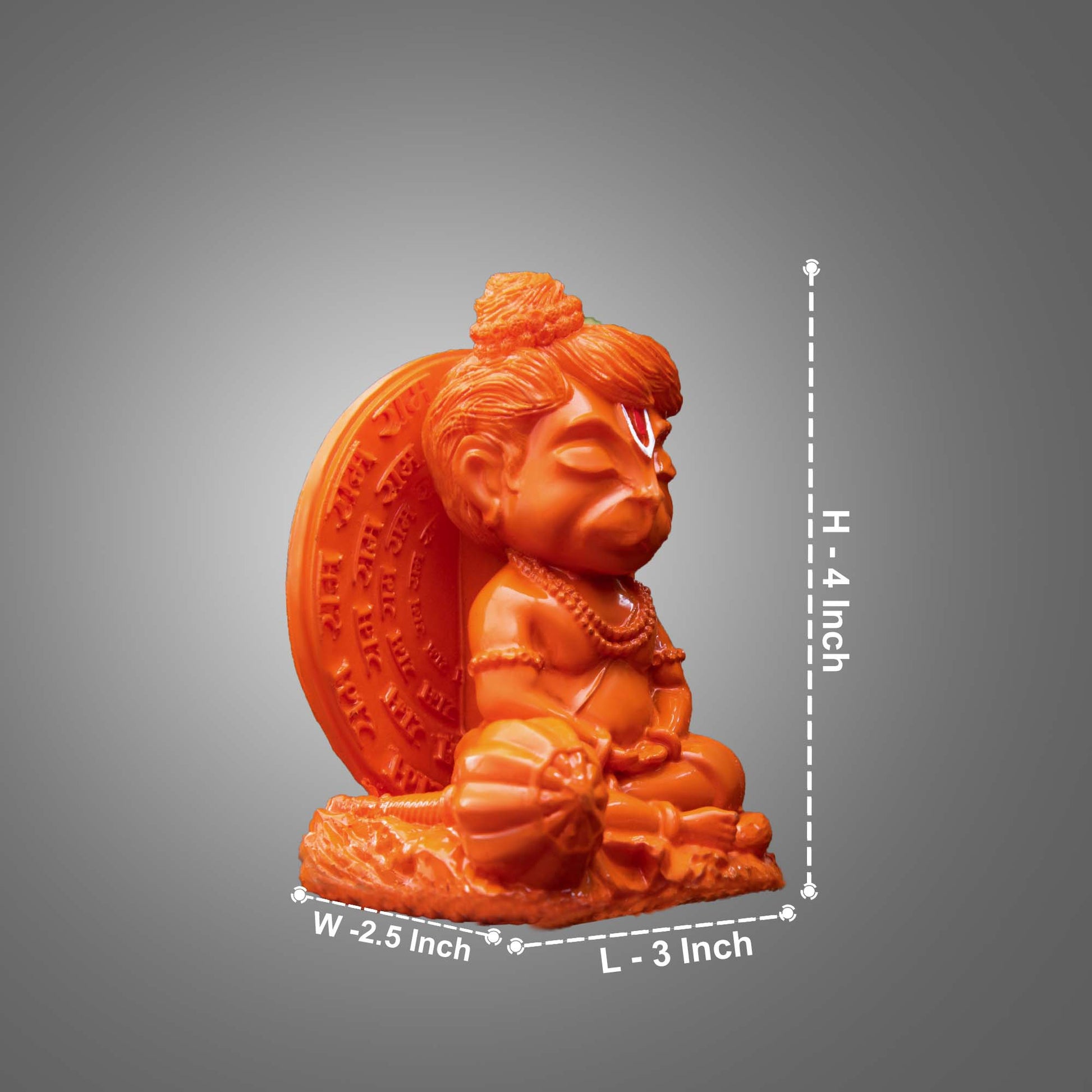 Bal Hanuman Orange Sizes